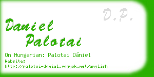 daniel palotai business card